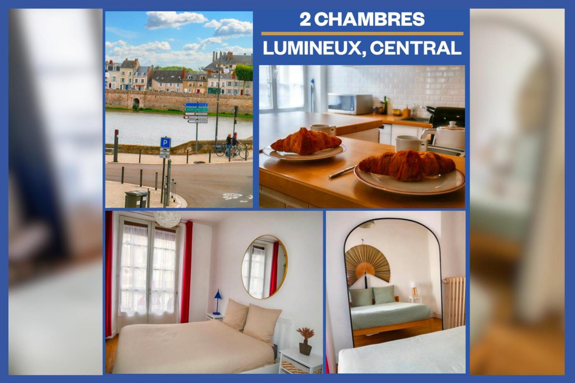 Appartement Moderne 60M2 Vue Sur La Loire Hypercentre à Blois Extérieur photo